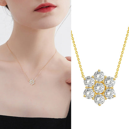 Sterling Silver Snowflake Necklace