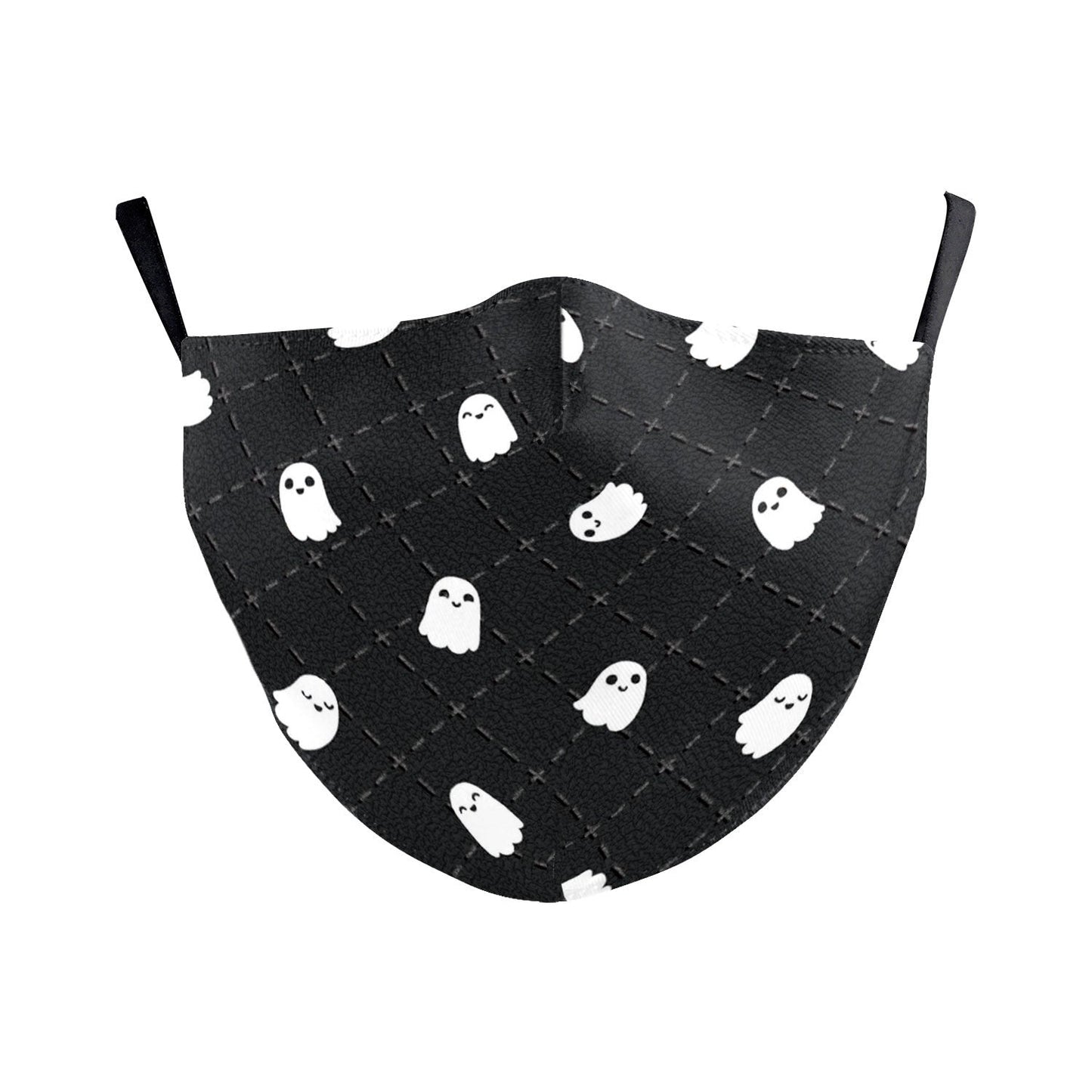 Digital Printing Halloween Skull Pumpkin Dustproof Mask
