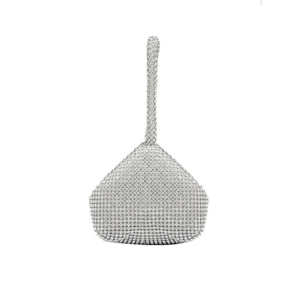 Handmade Rhinestone Evening Bag Portable Ladies