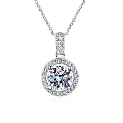 Simple Necklace Geometric Female Round Bag