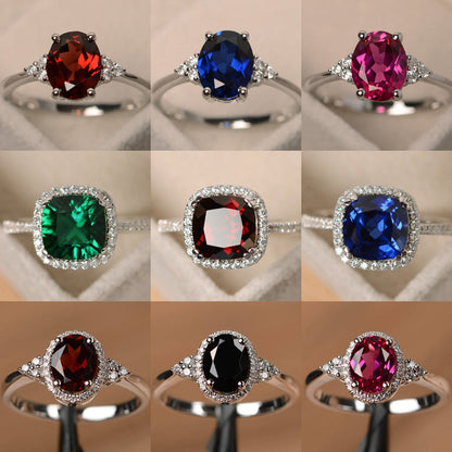 Fashion Geometry Pattern Ring For Women Wedding