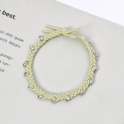 Women's Diamond Color Twist Hair Rope