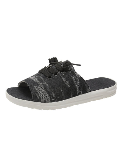 Plus Size Women's Canvas Sandals