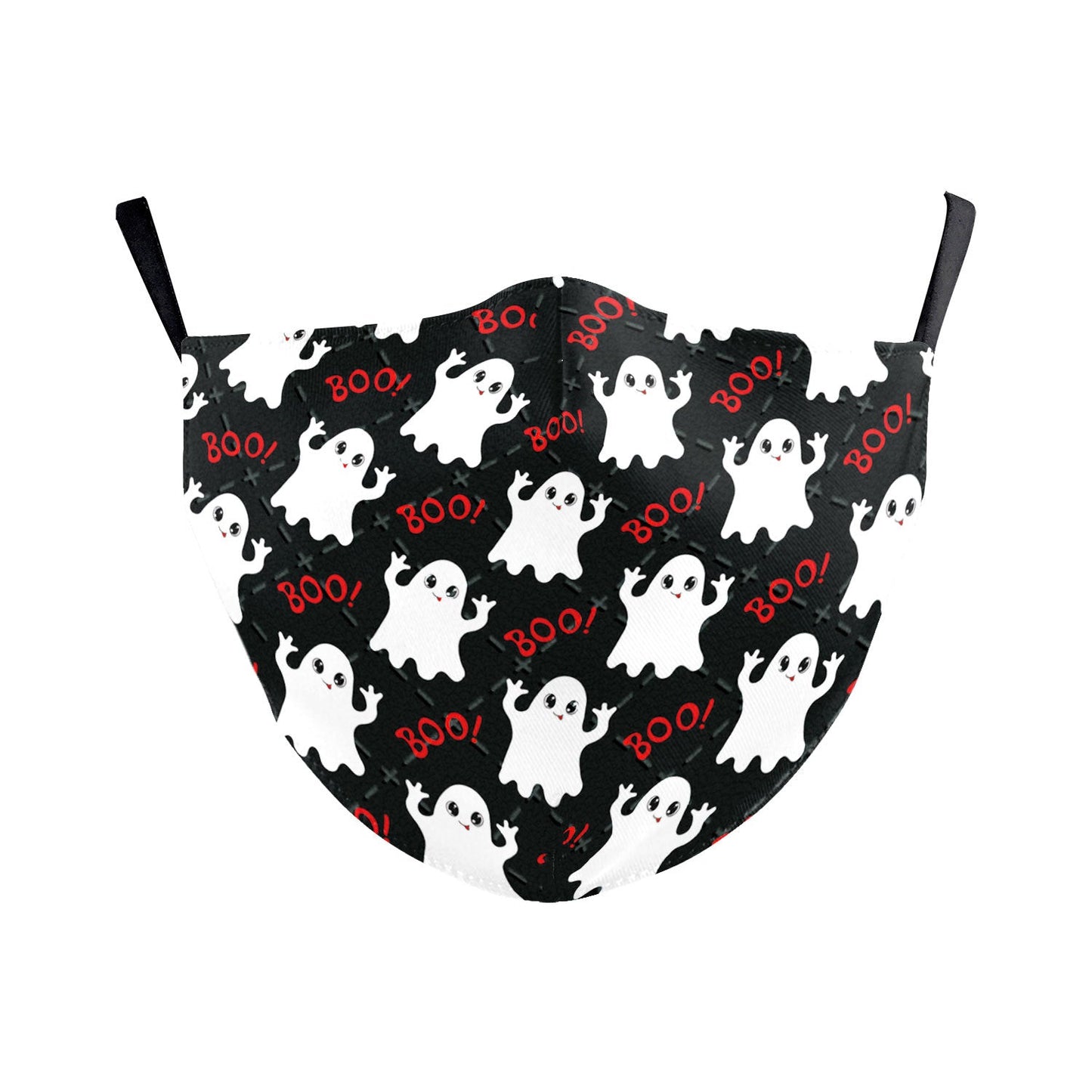 Digital Printing Halloween Skull Pumpkin Dustproof Mask