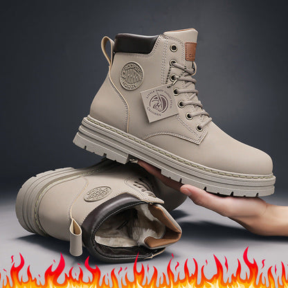 Short Fashion Seven-hole Overalls Boots