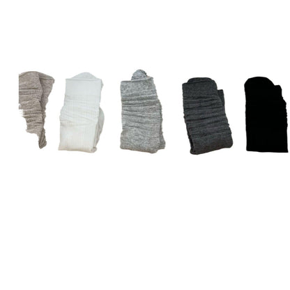 Boneless Hollow Mesh Cotton Female Middle Tube Socks
