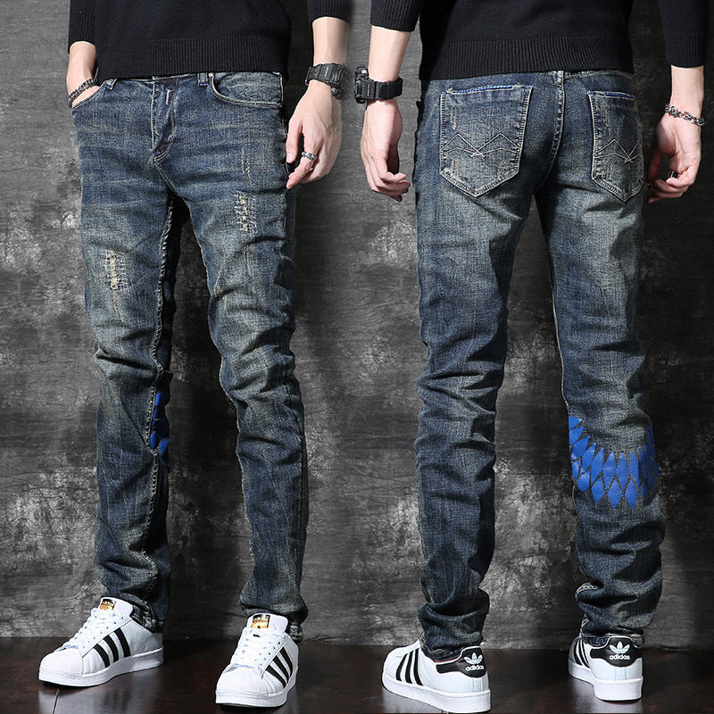 American Retro Heavy Fleece Padded Jeans