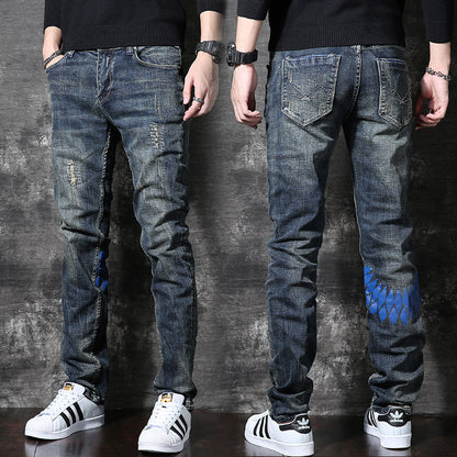 American Retro Heavy Fleece Padded Jeans