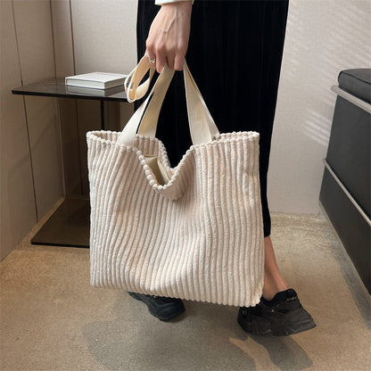 Japanese & Korean College Style Corduroy Bag