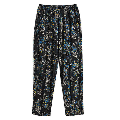 Mom's Summer Thin Cropped Pants
