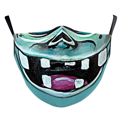 Digital Printing Halloween Skull Pumpkin Dustproof Mask