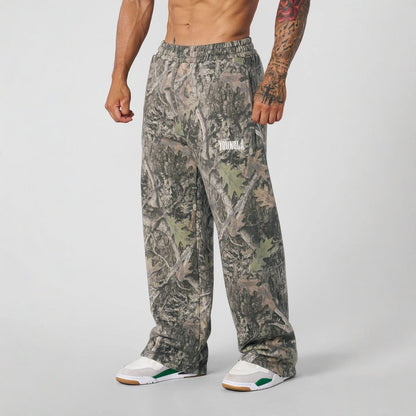 Casual Digital Camouflage Straight-leg Pants