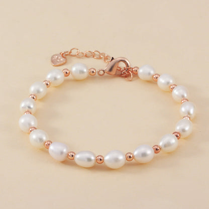 Retro Freshwater Pearl Pull Bracelet