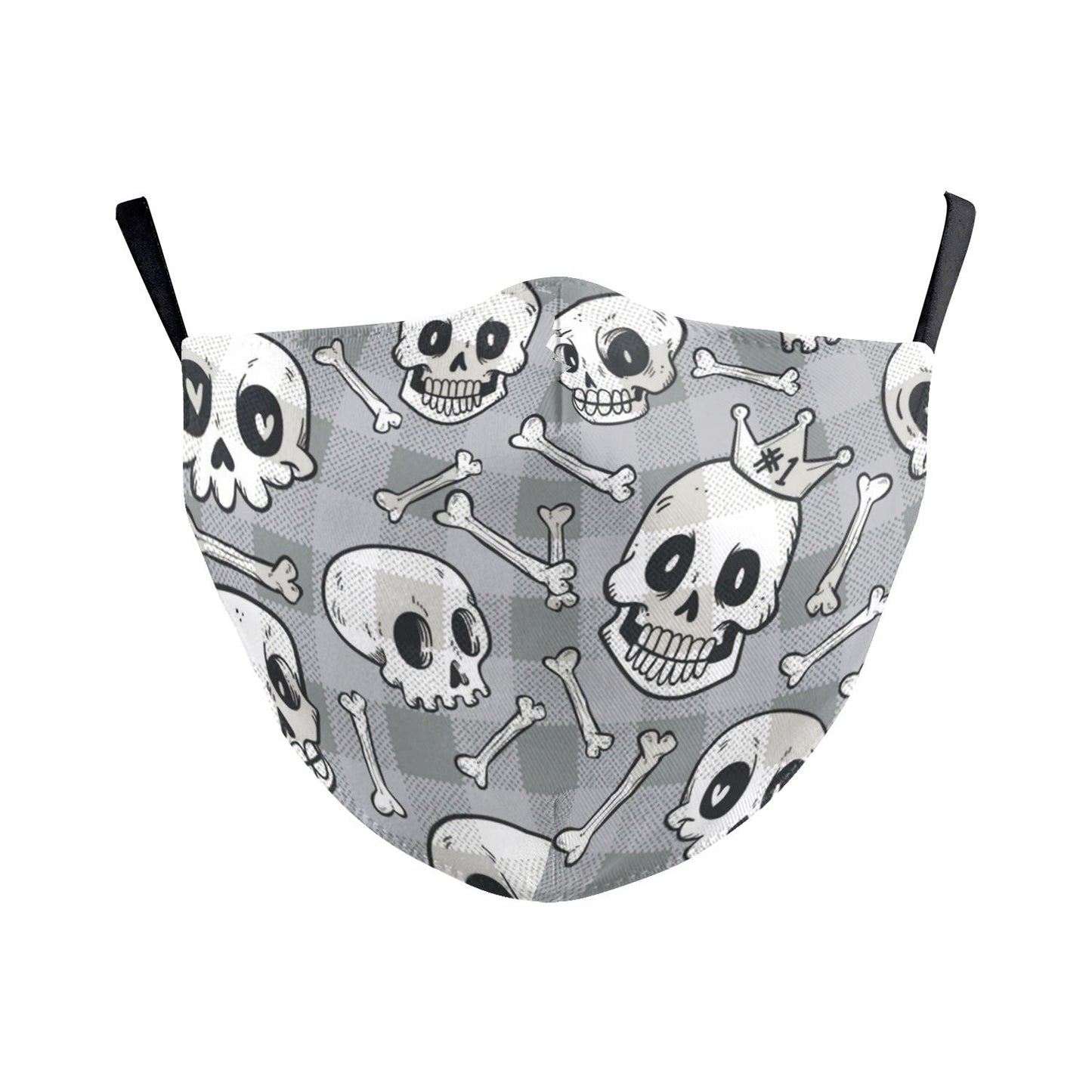 Digital Printing Halloween Skull Pumpkin Dustproof Mask