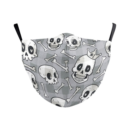 Digital Printing Halloween Skull Pumpkin Dustproof Mask