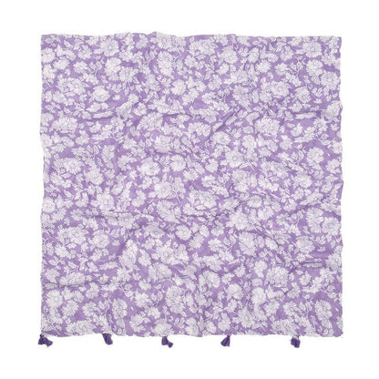 Little Flower Twill Cotton Scarf Shawl