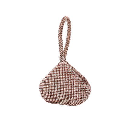 Handmade Rhinestone Evening Bag Portable Ladies