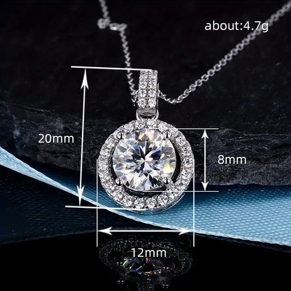 Simple Necklace Geometric Female Round Bag