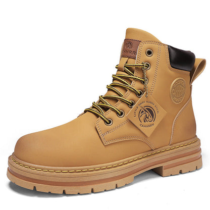Short Fashion Seven-hole Overalls Boots