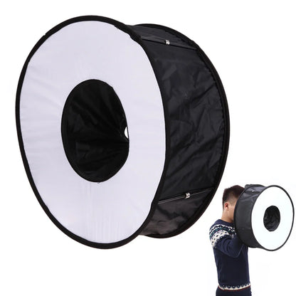 Ring Softbox SpeedLite Softbox Flash Light 45cm Foldable Diffuser Ring Speedlight Soft box