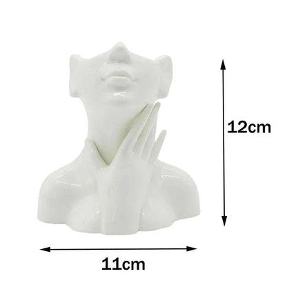Nordic Style Flower Vase Morandi Geometric Vase Ceramic Art Crafts Bedroom Living Room Desktop Decoration Vase Decoration Home