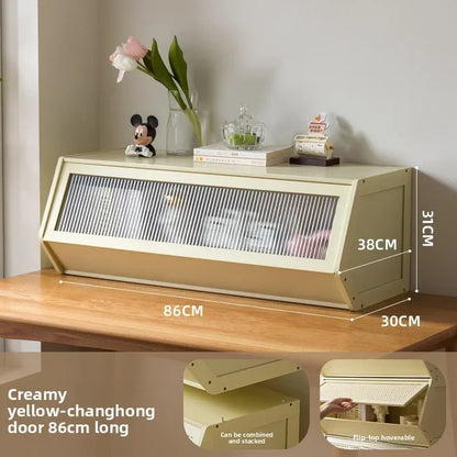 Bucket cabinet, storage cabinet, bedroom, living room, bookshelf, toys, snacks, storage and sorting cabinet can be stacked