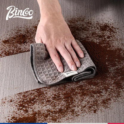 BINCOO Coffee Machine Cleaning Cloth Waffle Weave Microfiber Towel Absorbent Lint Free for Espresso Maker Barista Tools