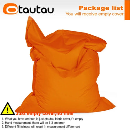 OTAUTAU M/L Outdoor/Home Bean Bag Cover 140x180cm DD103【No Filler Inside! You Need To Buy Filler By Yourself !】