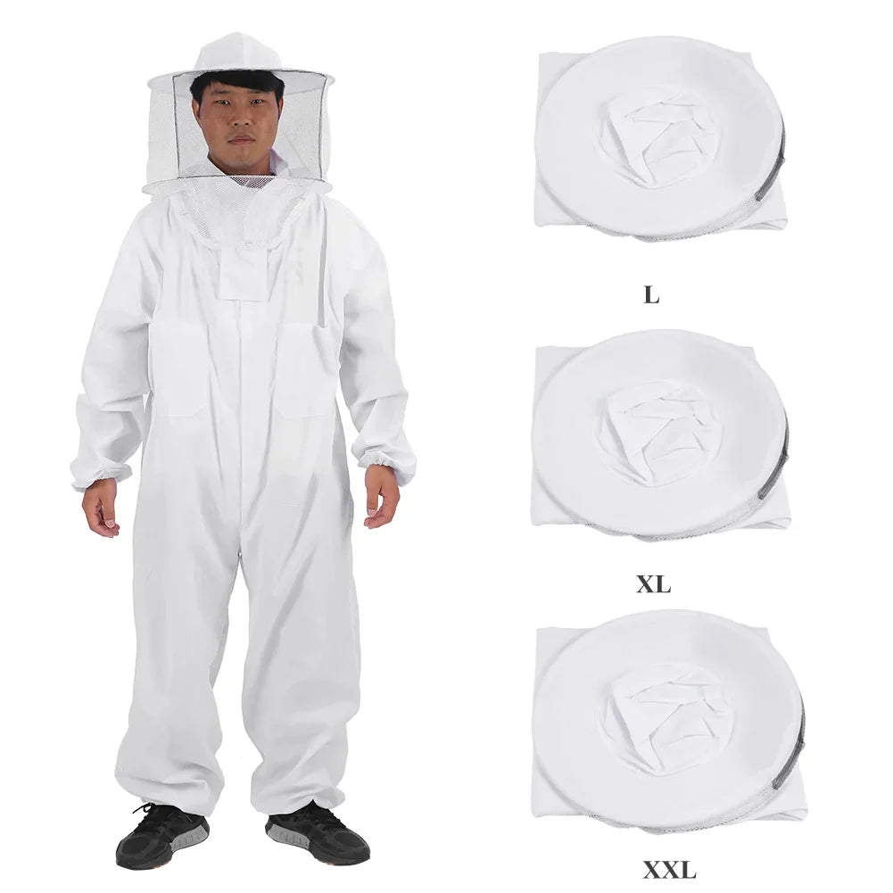 Beekeeper Suit Beekeeper Protective Suit Professional Beekeeping Protective Equipment Bee Keeping Full Body Beekeeper Suit Hat