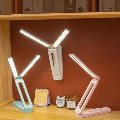 Reading Desktop Desk Lamp Multifunctional Folding  Lamp Infinite Dimming Eye Protection Bedroom Living Room Study Led Desk Light