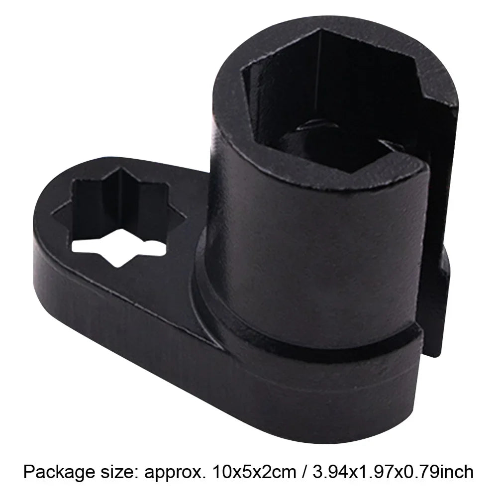7/8 Inch/22mm Offset Oxygen Sensor Socket Wrench 3/8inch Drive O2 Remover Tool O2 Sensor Socket Adapter Engine Wrench for Car