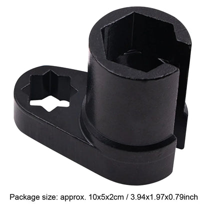 7/8 Inch/22mm Offset Oxygen Sensor Socket Wrench 3/8inch Drive O2 Remover Tool O2 Sensor Socket Adapter Engine Wrench for Car