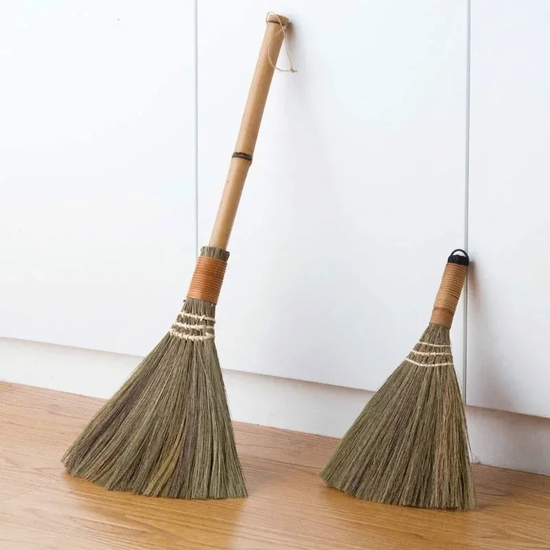 Broom Natural Wood Floor Sweeping Broom Hair Fur Household Floor Cleaning Tool Broom and Dustpan