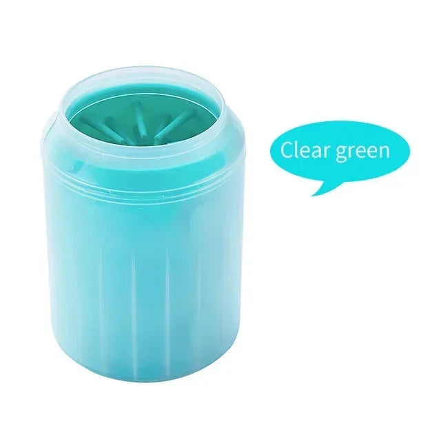 Pet Foot Washing Cup Portable Cat and Dog Foot Cleaner Soft Silicone Dog Paw Cleaning Tools Mini Wash Brush Bucket Pet Supplies