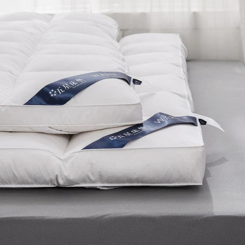 Household mattress thickened folding mattress feather velvet cushion down tatami mattress cushion