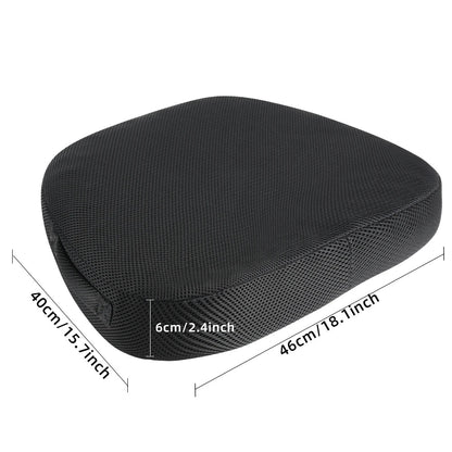 Comfortable breathable seat cushion - wave shaped sponge massage seat cushion can relieve the pressure on hips, butt cushion