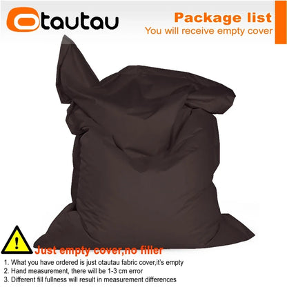 OTAUTAU M/L Outdoor/Home Bean Bag Cover 140x180cm DD103【No Filler Inside! You Need To Buy Filler By Yourself !】