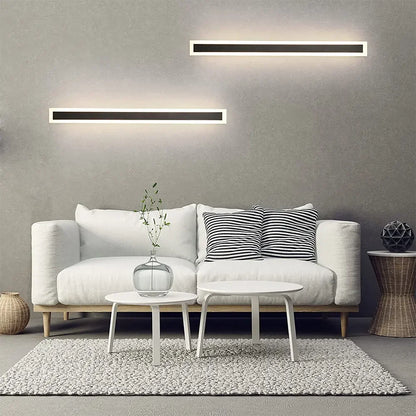 LED Long outdoor wall lamp IP65 Waterproof wall light Aluminum Light Garden Villa porch Sconce Light 110V 220V Sconce Luminaire