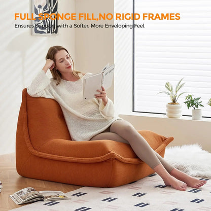 Large Lazy Sofa Chair Fireside Comfortable Seat for Adults Sinking-In Softness in Living Room Bedroom