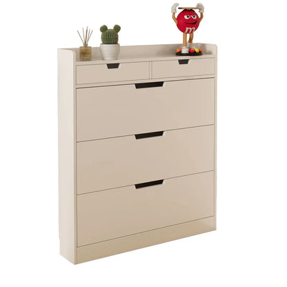 Tipping bucket shoe cabinet, outer entry shoe rack, balcony, entrance cabinet, living room large-capacity storage cabinet