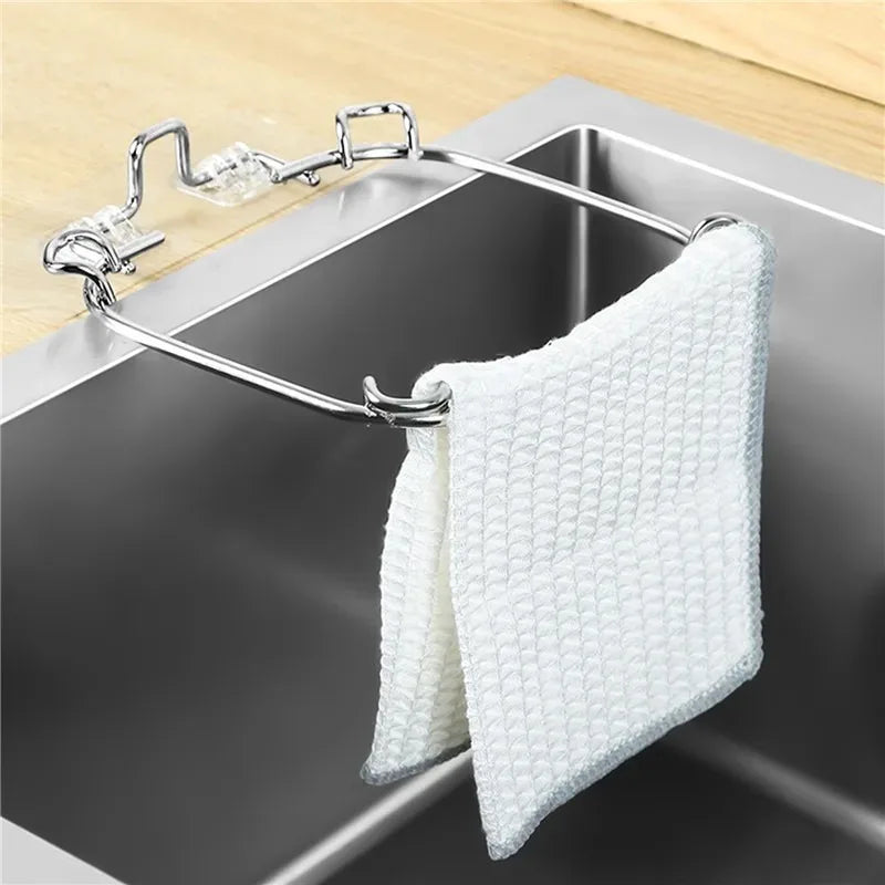Disposable Kitchen Sink Stainless Steel Hanging Net Sewer Garbage Bag Drainage Screen Sink Garbage Net for Meal Residue Pool