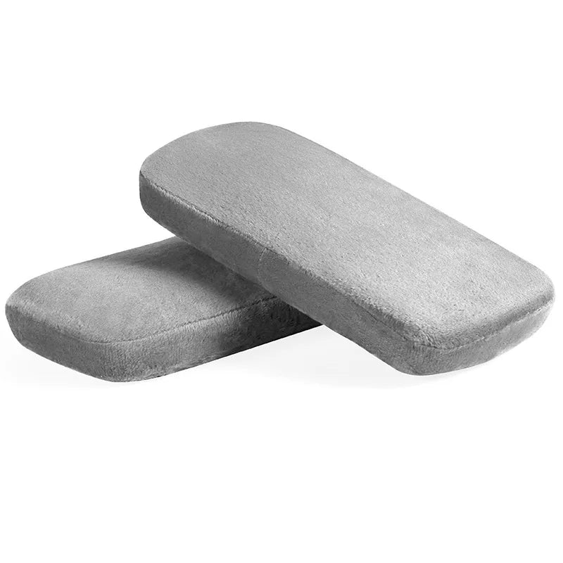 1 pair of ergonomic memory foam office chair armrests, comfortable game chair armrests for elbow and forearm decompression