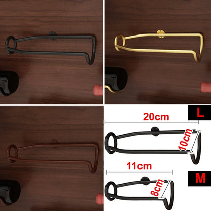 Wall-Mounted Bar Wine Rack Holder Accessories Wine Cellar Beer Champagne Storage Display Iron Metal Support Shelf Stand JJ001