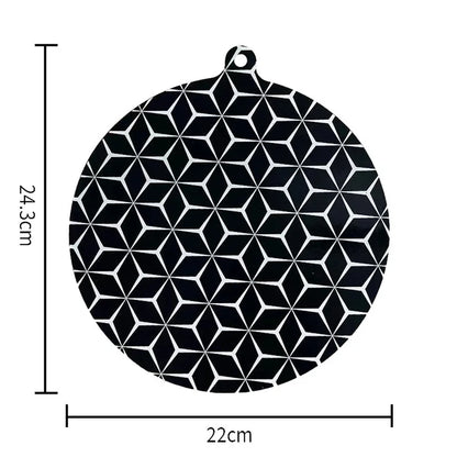 4 PCS/2PCS/1PCS induction hob protector mat induction cooker gasket round silicone induction hob protector mat 22cm