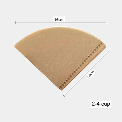40/100 PCS V-shaped Coffee Filter Paper Coffee Cup Filter Paper 1-4 Pieces of Hand Brewed Coffee Pot Filter Paper Coffee Pot