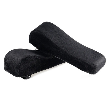 2 pc set of chair armrests for general office use. Ergonomic chair armrests designed to relieve pressure on elbows and forearms