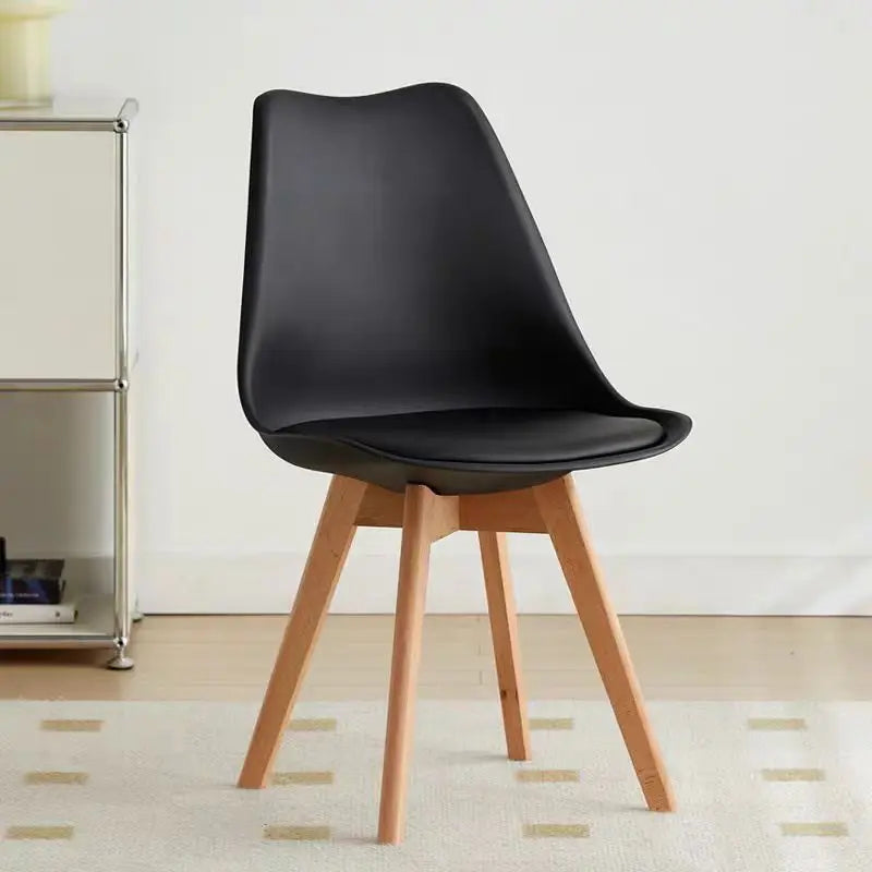 Modern Dining Chair Home Chair Minimalist Nordic Backrest Chair Dinning Table Chair Accent Chair for Living Room