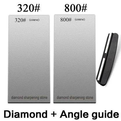 120/600/1500/3000 set Diamond sharpening stone base kitchen whetstone blade sharp bar Apex edge musat knife sharper flakes board