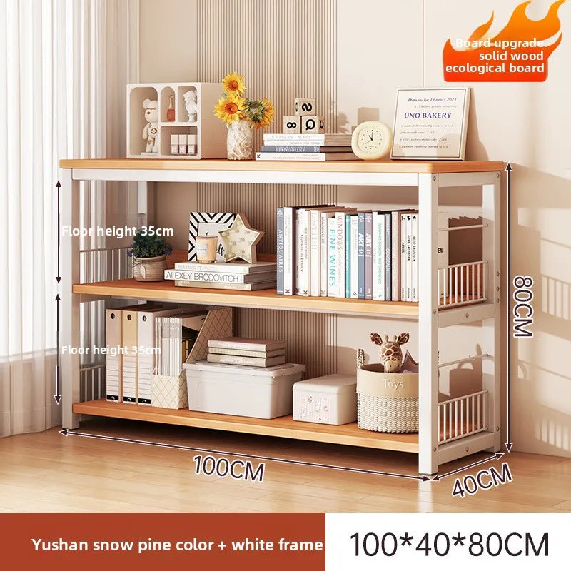 Bookshelf Shelf Integrated Wall Multi-layer Storage Rack Bedroom Wall Bay Window Display Cabinet Office Shelf