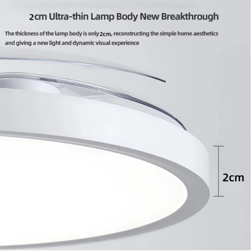 Modern Ceiling Fan Lamps silent invisible 3 folding blades blade LED lights Living room dining room Bedroom study AC95-260V